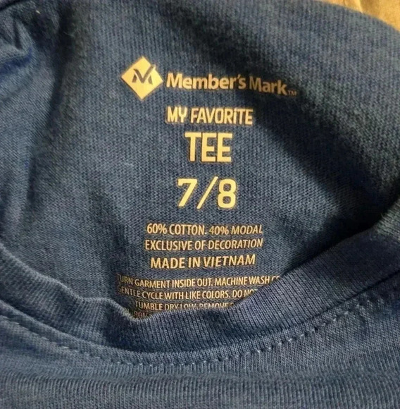 Girls size 7/8 members mark 3 pack t shirts. - Picture 4 of 11